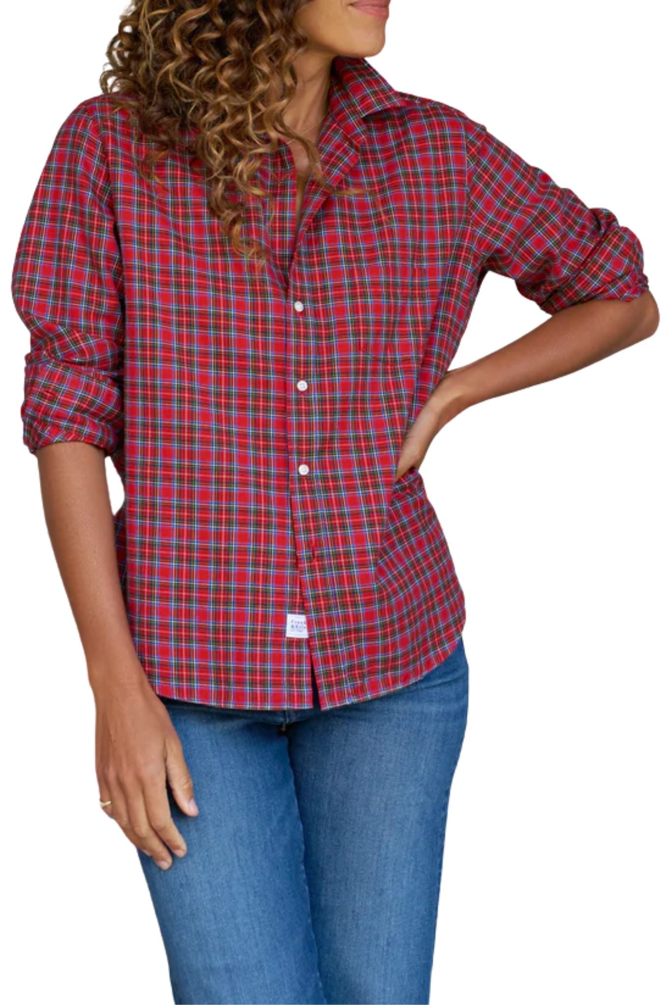 Frank & Eileen Relaxed Button - Up Shirt - Vermillion