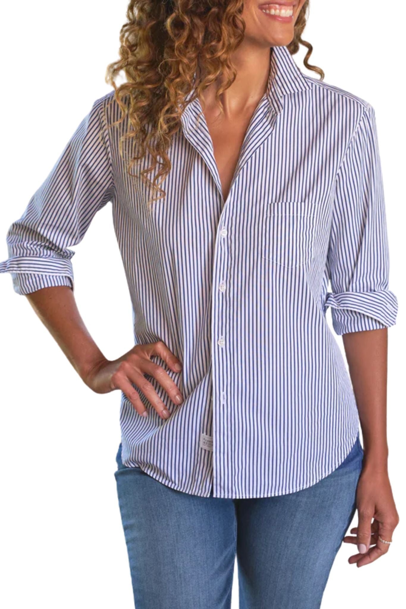 Frank & Eileen Relaxed Button - Up Shirt - Vermillion