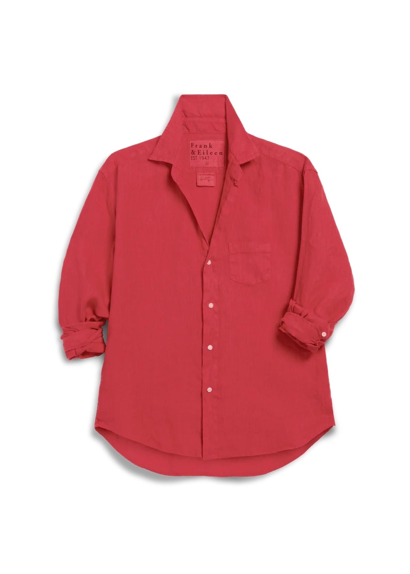 Frank & Eileen Relaxed Button - up Shirt - Vermillion