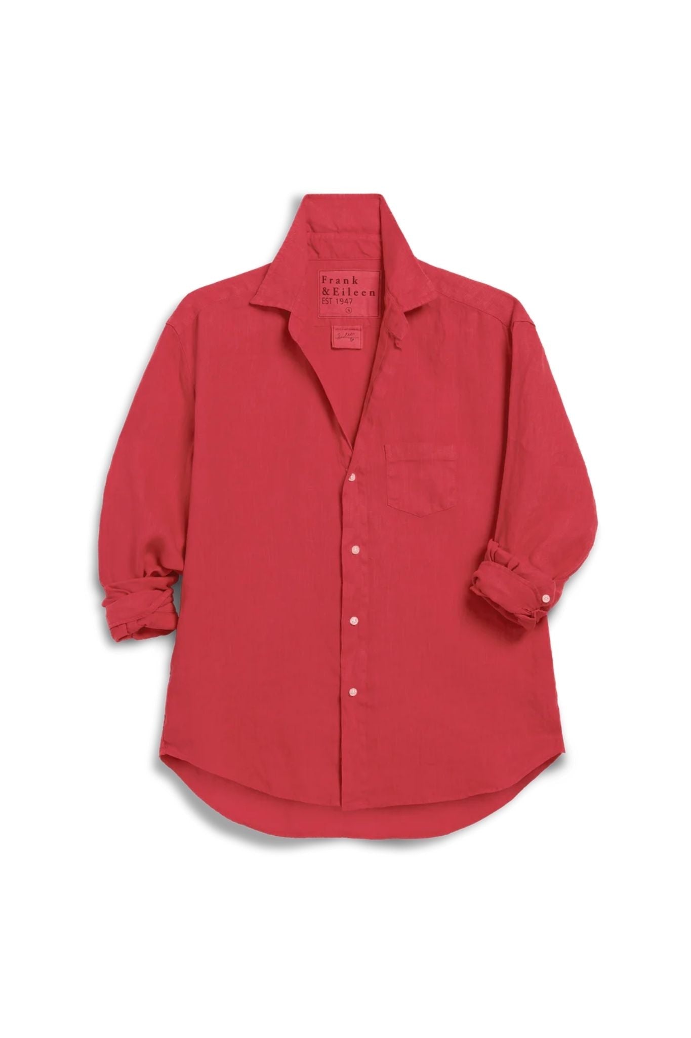 Frank & Eileen Relaxed Button - up Shirt - Vermillion