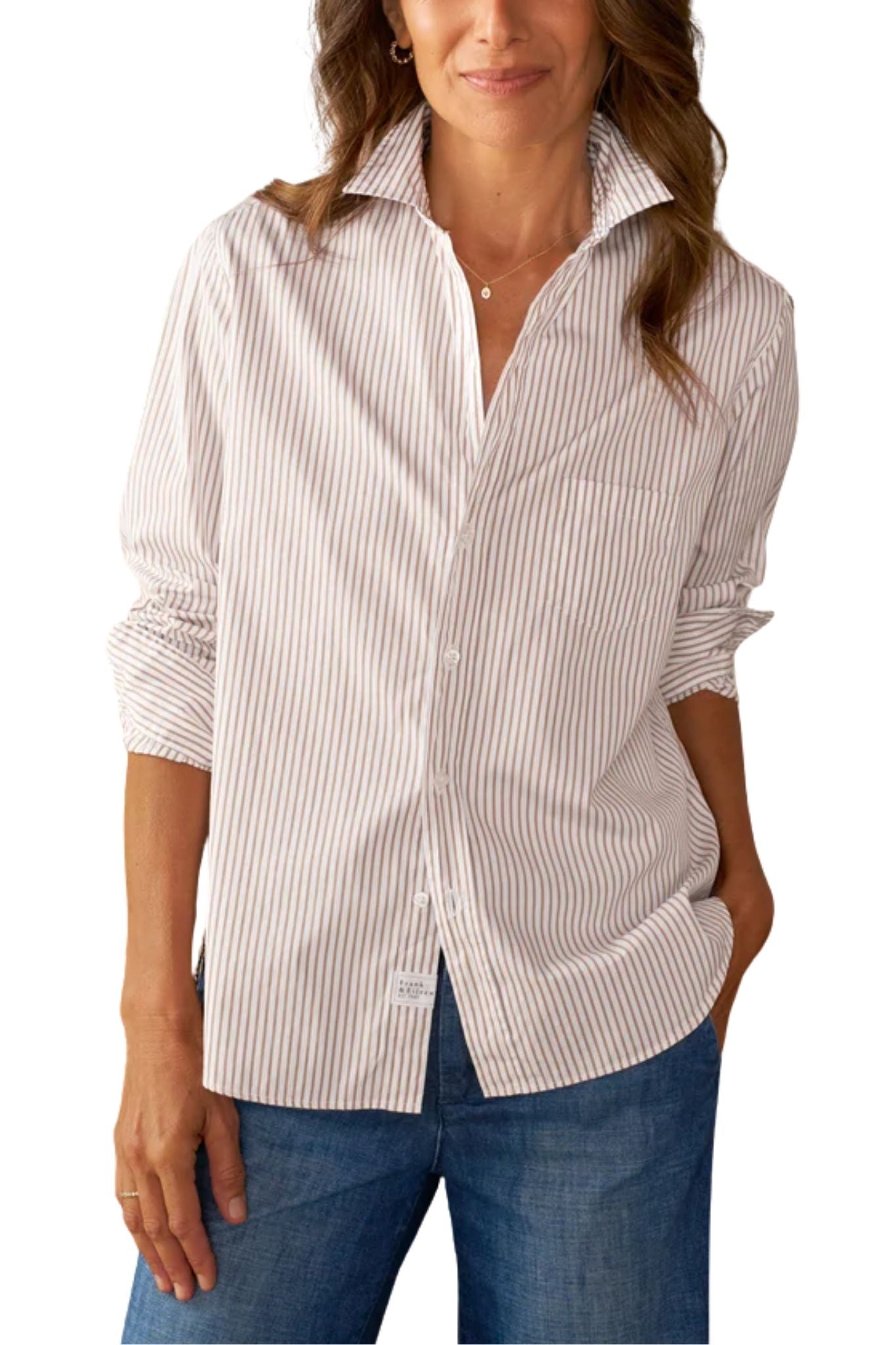 Frank & Eileen Relaxed Button - Up Shirt - Vermillion