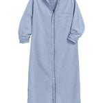 Frank & Eileen Rory Maxi Shirtdress - Vermillion