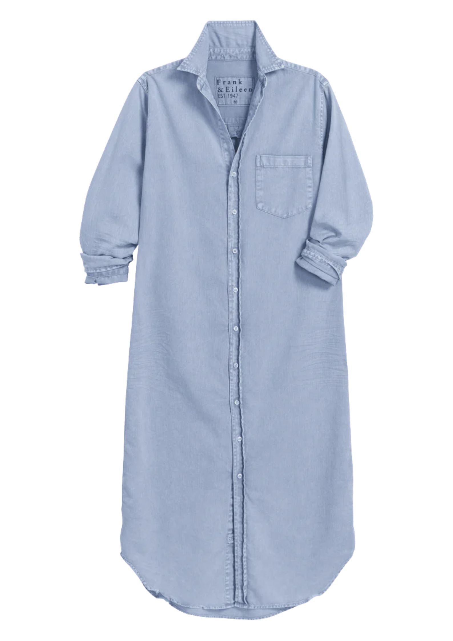 Frank & Eileen Rory Maxi Shirtdress - Vermillion