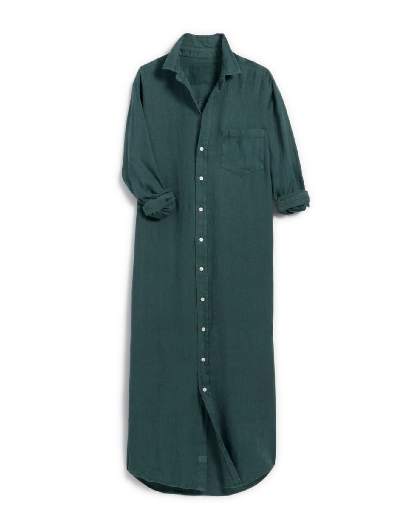 Frank & Eileen Rory Maxi Shirtdress - Vermillion