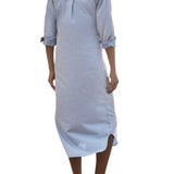 Frank & Eileen Rory Maxi Shirtdress - Vermillion