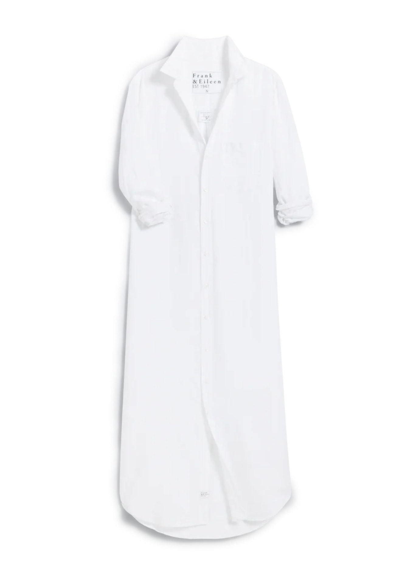 Frank & Eileen Rory Maxi Shirtdress - Vermillion