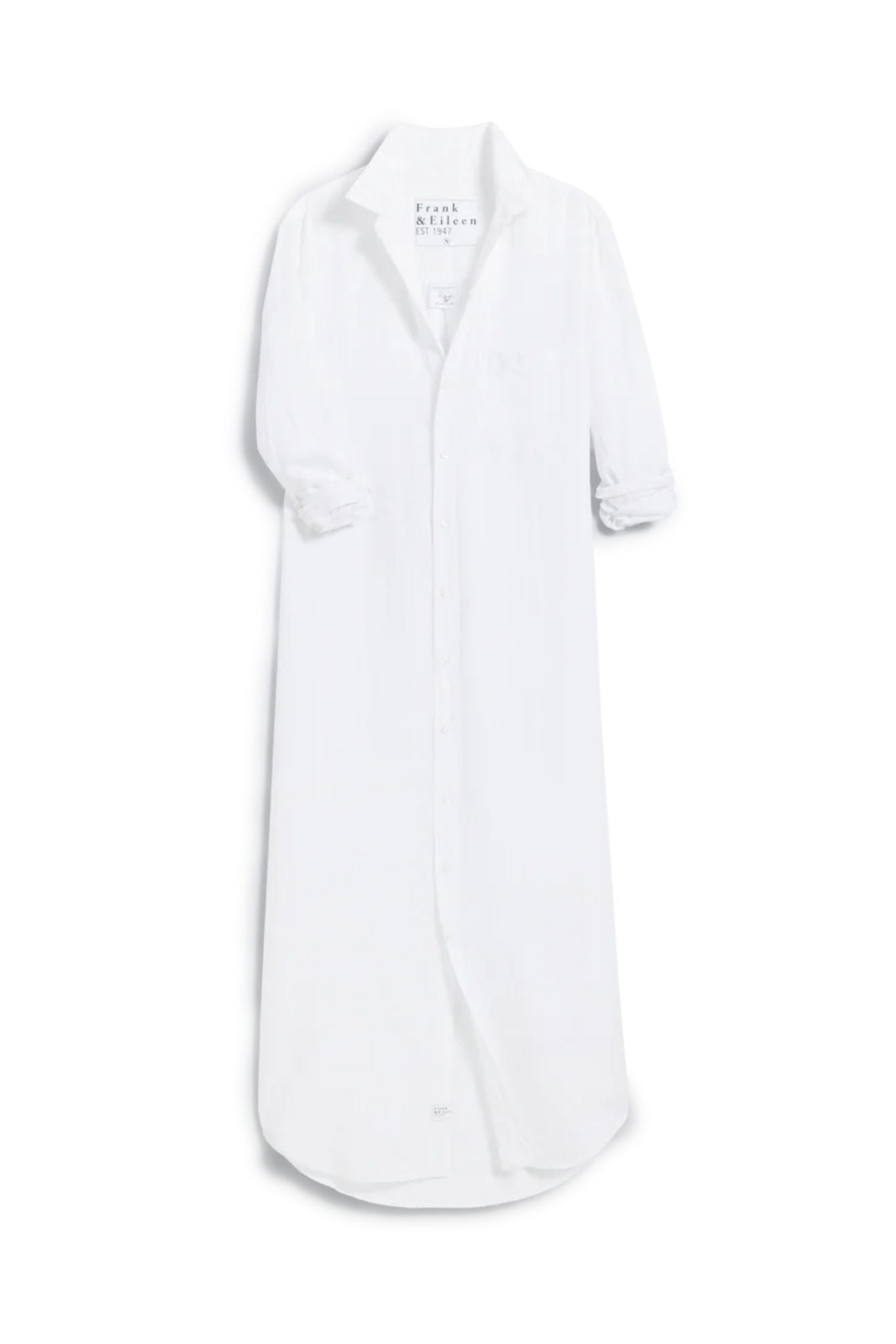Frank & Eileen Rory Maxi Shirtdress - Vermillion