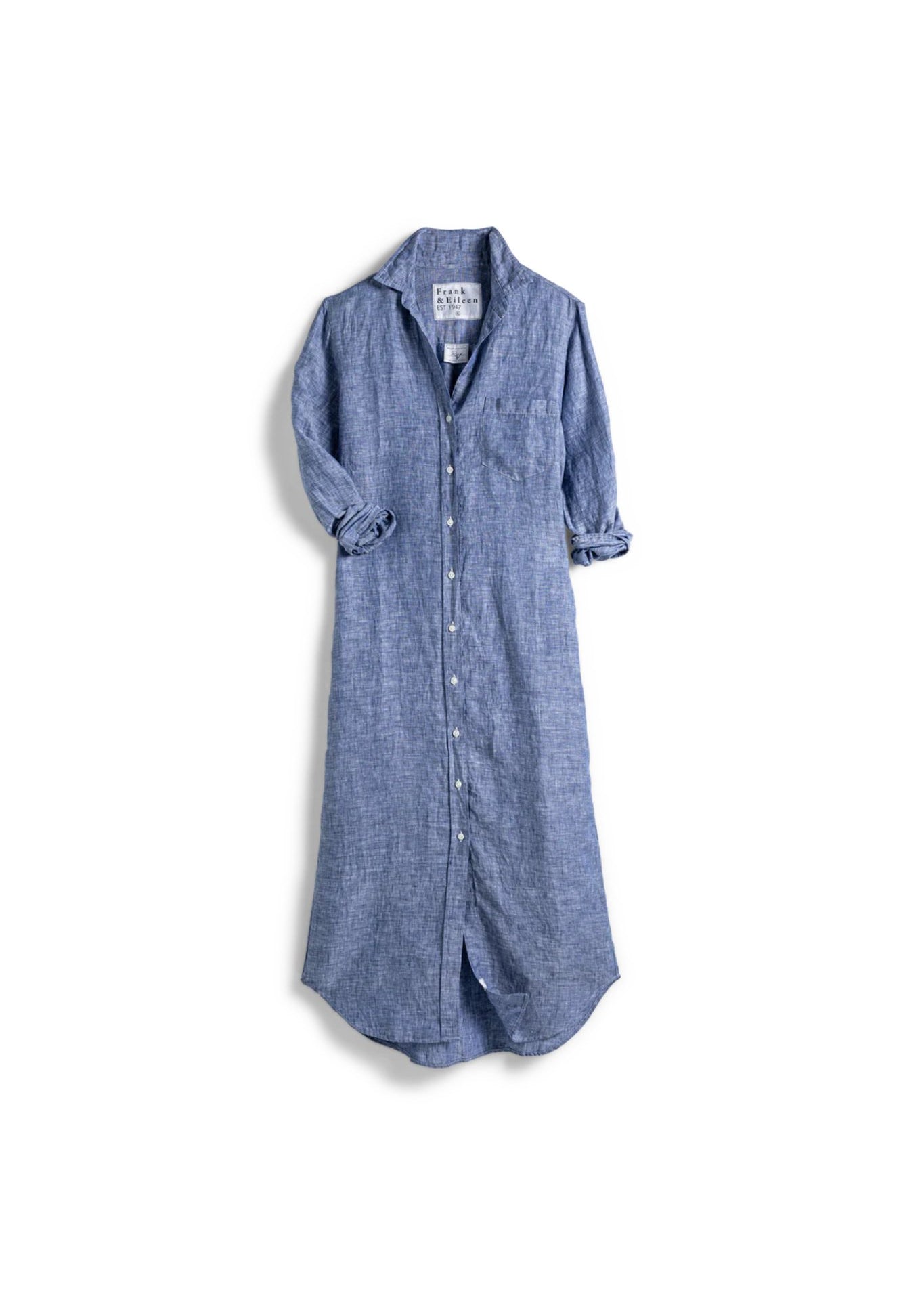 Frank & Eileen Rory Maxi Shirtdress - Vermillion