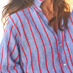 Frank & Eileen Rosemary Shirtdress - Vermillion