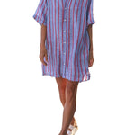 Frank & Eileen Rosemary Shirtdress - Vermillion