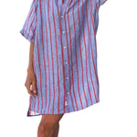 Frank & Eileen Rosemary Shirtdress - Vermillion