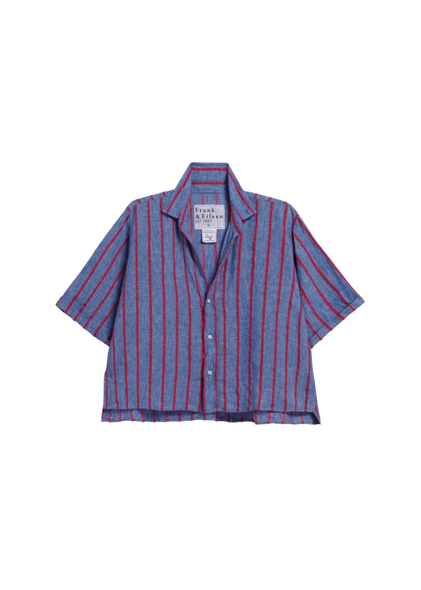 Frank & Eileen Rosie Shirt - Vermillion