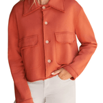 Frank & Eileen Rowan Button-up Jacket - Vermillion