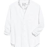 Frank & Eileen Ruffle Eileen Relaxed Button - up Shirt - Vermillion