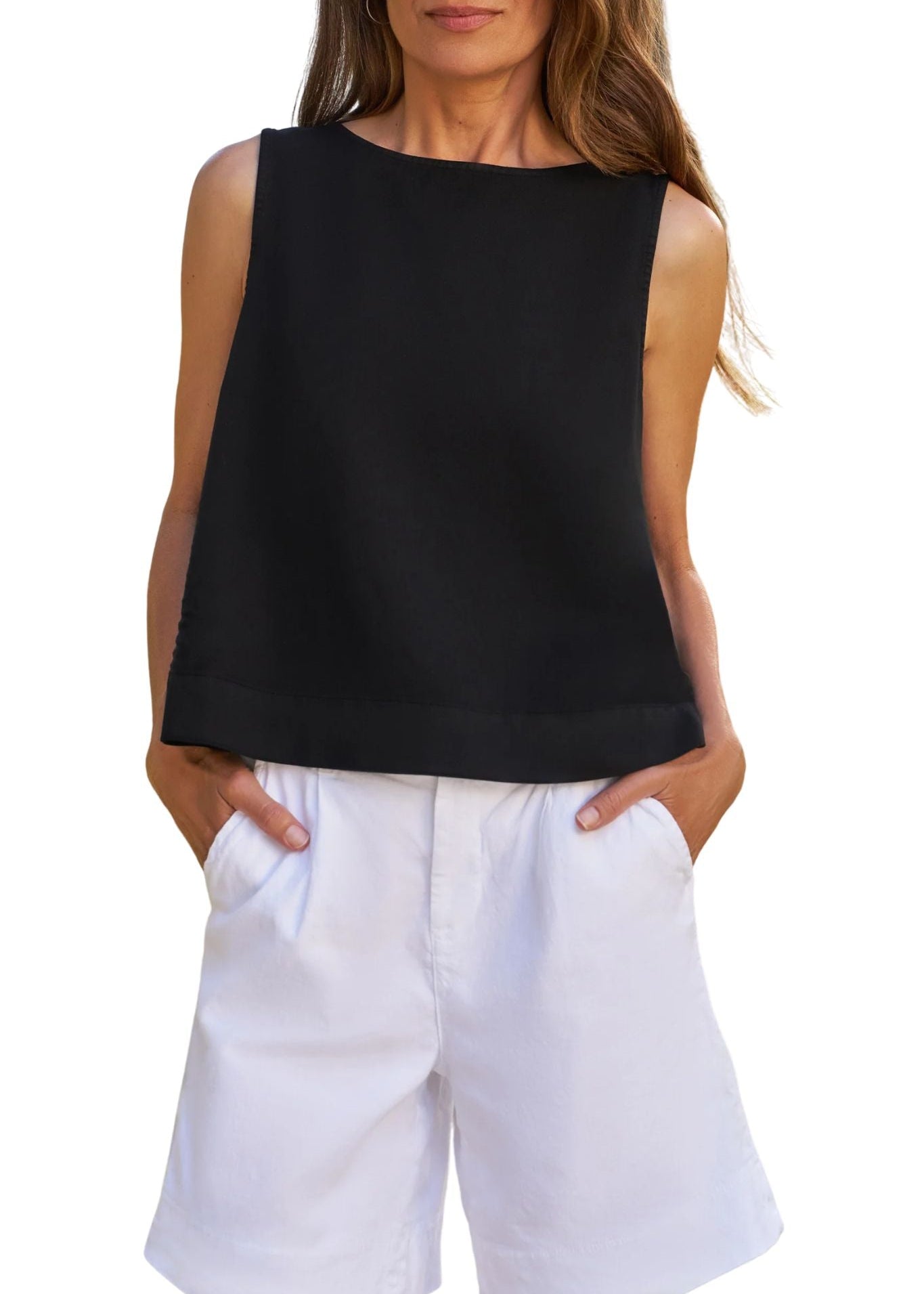Frank & Eileen Shell Tank - Vermillion