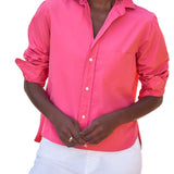 Frank & Eileen Silvio Untuckable Button-up Shirt - Vermillion