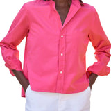 Frank & Eileen Silvio Untuckable Button-up Shirt - Vermillion