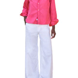Frank & Eileen Silvio Untuckable Button-up Shirt - Vermillion