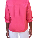 Frank & Eileen Silvio Untuckable Button-up Shirt - Vermillion