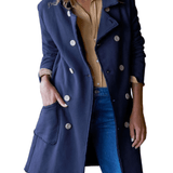 Frank & Eileen Sweatshirt Trench Coat - Vermillion