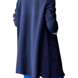 Frank & Eileen Sweatshirt Trench Coat - Vermillion