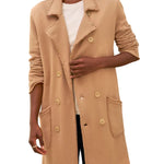 Frank & Eileen Sweatshirt Trench Coat - Vermillion