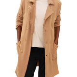 Frank & Eileen Sweatshirt Trench Coat - Vermillion