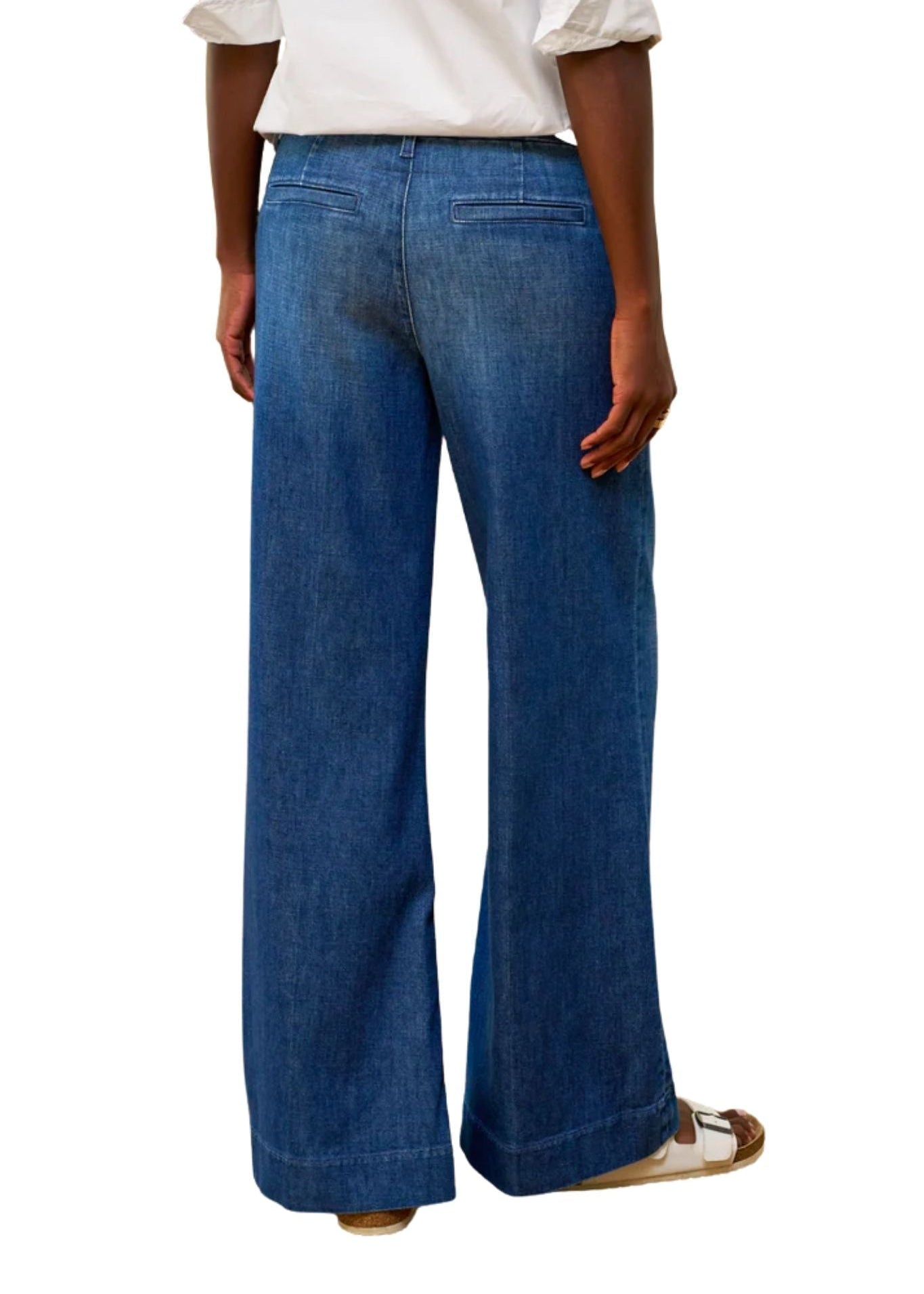 Frank & Eileen The Italian Wide Leg Chino - Vermillion