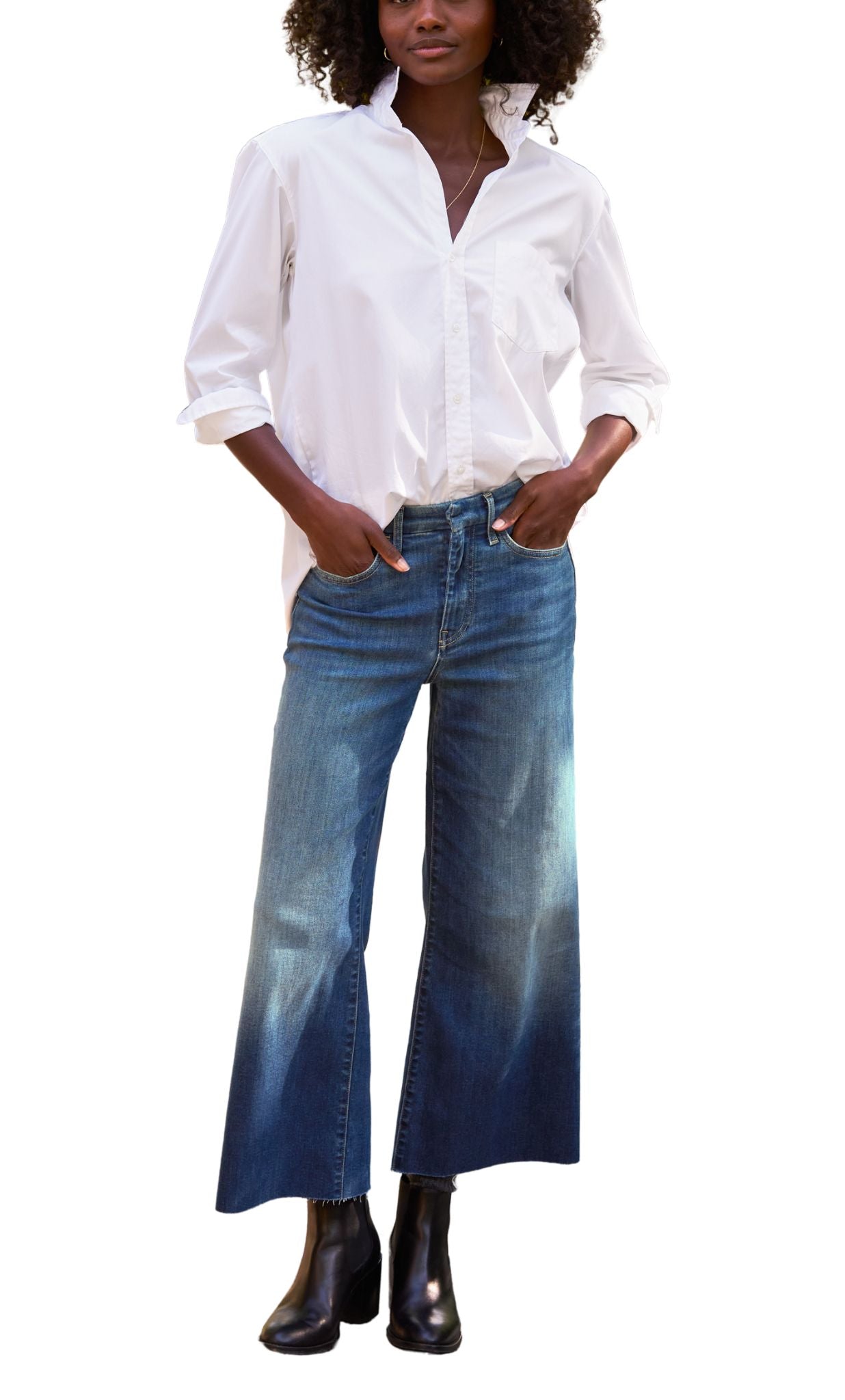 Frank & Eileen Wide - Leg Jean - Vermillion