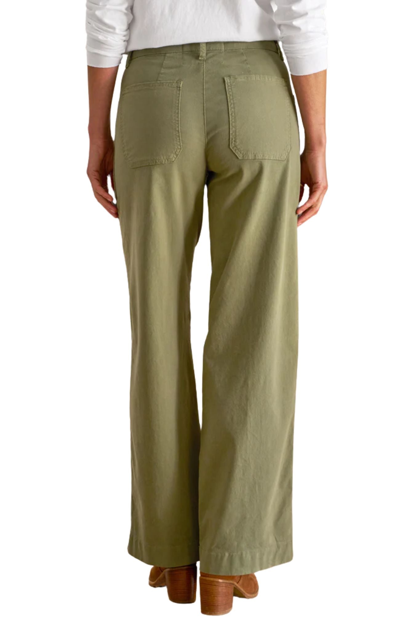 Frank & Eileen Wrap Pocket Pant - Vermillion