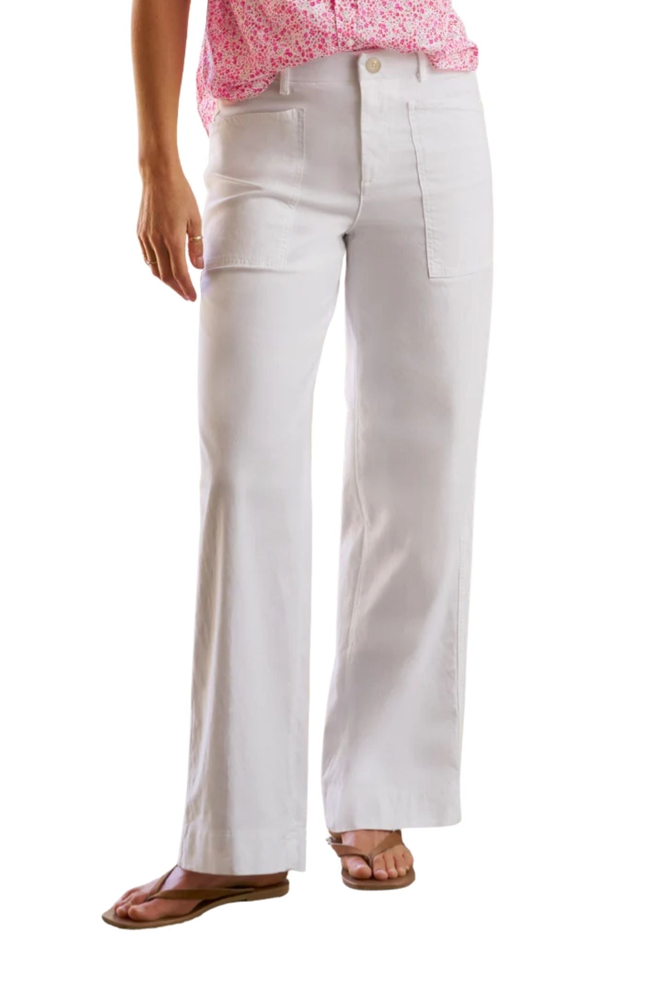 Frank & Eileen Wrap Pocket Pant - Vermillion