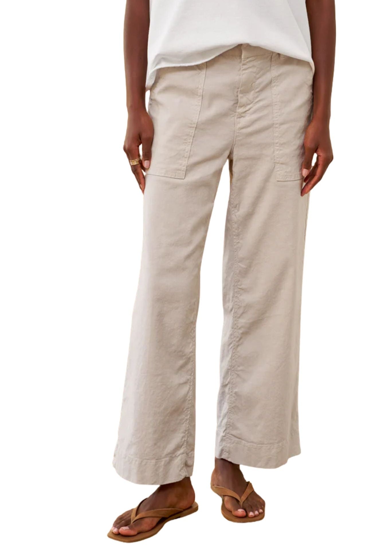 Frank & Eileen Wrap Pocket Pant - Vermillion