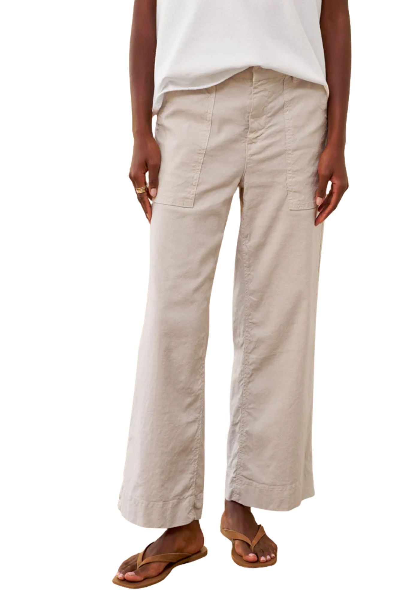 Frank & Eileen Wrap Pocket Pant - Vermillion