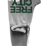 Free City Large Heather Sweatpant - Vermillion
