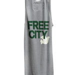 Free City RTU/1999 Heather Supervintage Tank - Vermillion