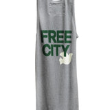 Free City RTU/1999 Heather Supervintage Tank - Vermillion
