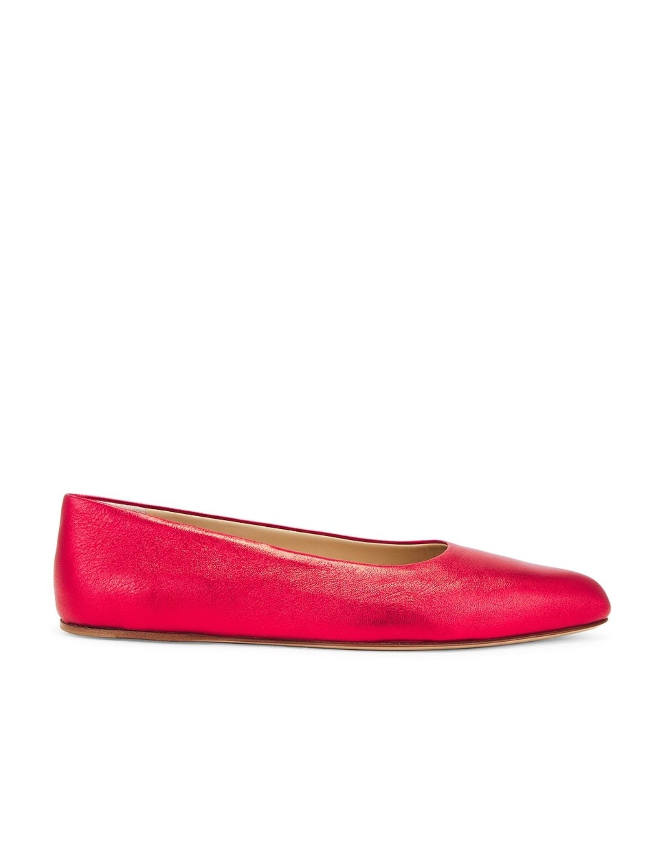 Gabriela Hearst Andre Ballerina - Vermillion