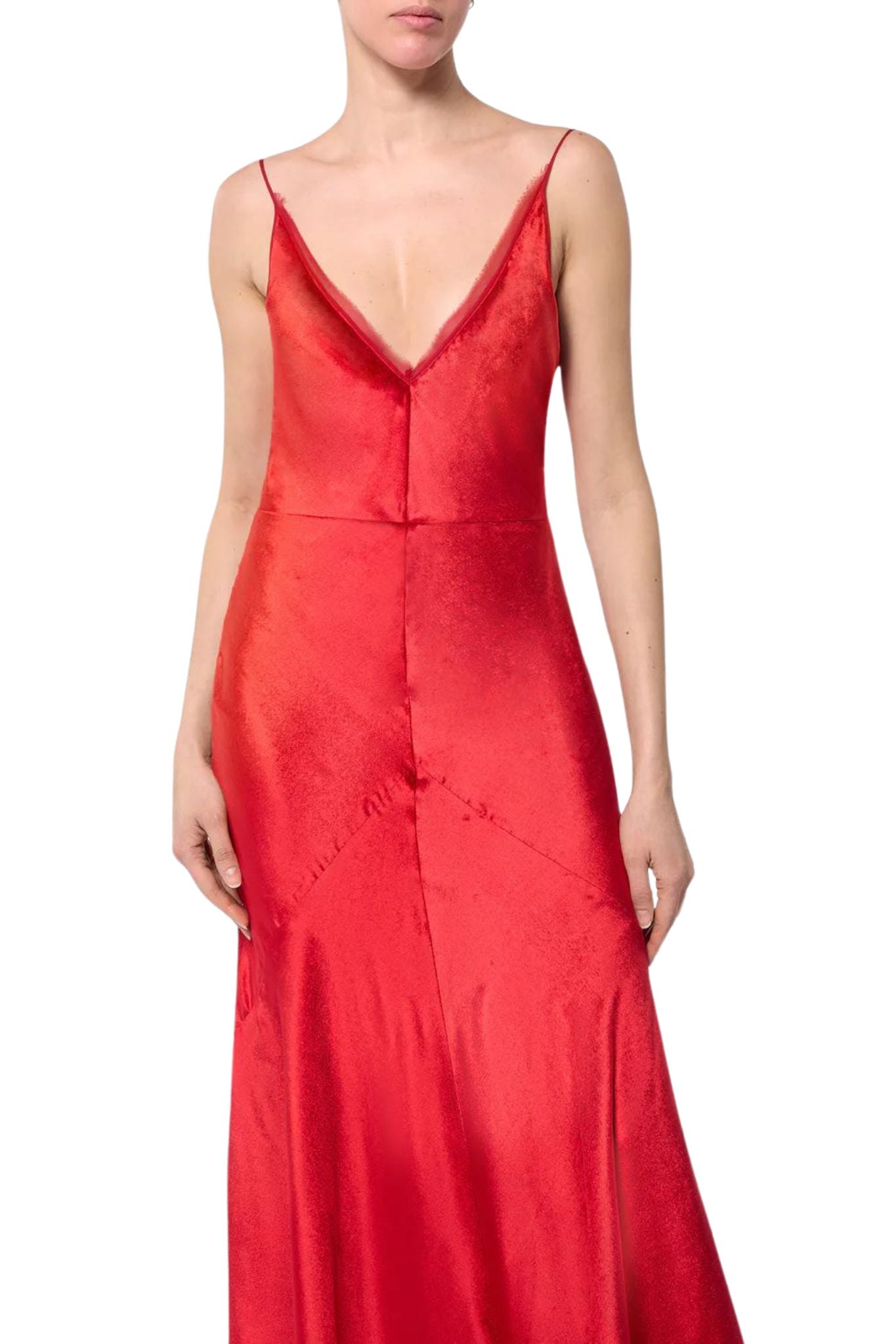 Gabriela Hearst Brigita Dress - Vermillion