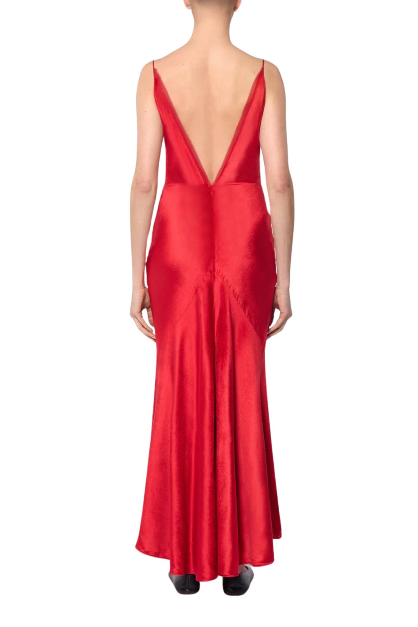 Gabriela Hearst Brigita Dress - Vermillion