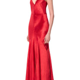 Gabriela Hearst Brigita Dress - Vermillion