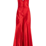 Gabriela Hearst Brigita Dress - Vermillion