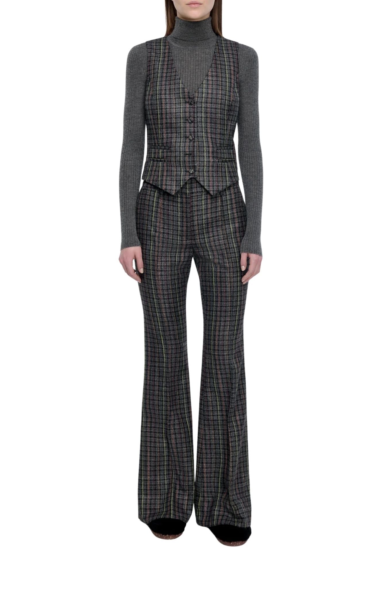 Gabriela Hearst Coleridge Vest - Vermillion