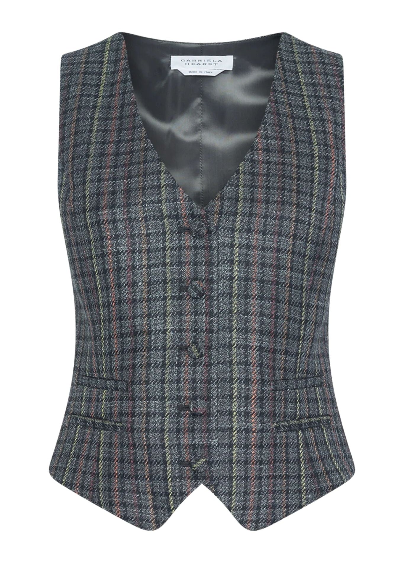 Gabriela Hearst Coleridge Vest - Vermillion