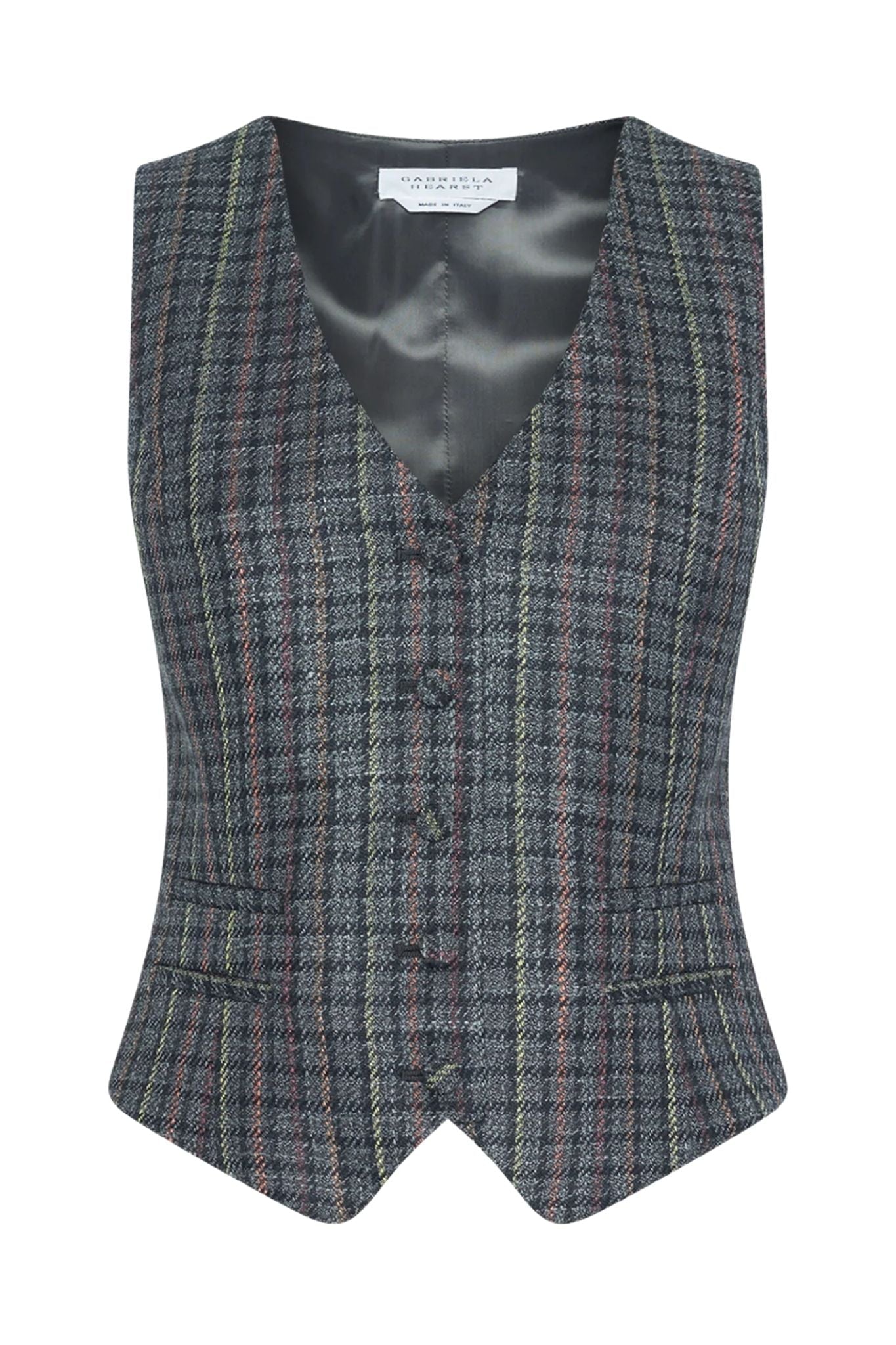 Gabriela Hearst Coleridge Vest - Vermillion