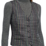 Gabriela Hearst Coleridge Vest - Vermillion