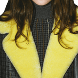 Gabriela Hearst Demeter Fur Coat Collar - Vermillion