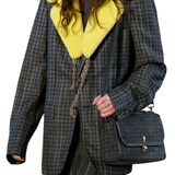 Gabriela Hearst Demeter Fur Coat Collar - Vermillion
