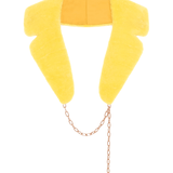 Gabriela Hearst Demeter Fur Coat Collar - Vermillion