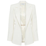 Gabriela Hearst Epona Blazer - Vermillion