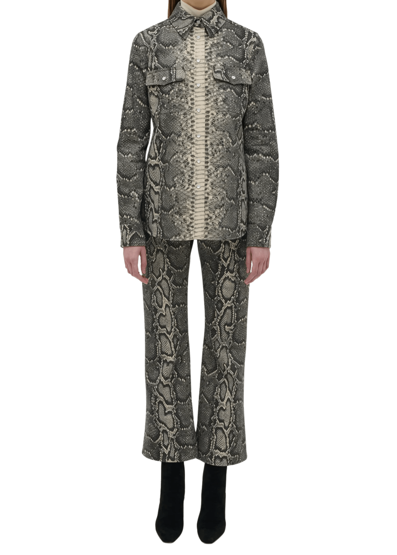 Gabriela Hearst Ezra Bootcut Jean - Vermillion